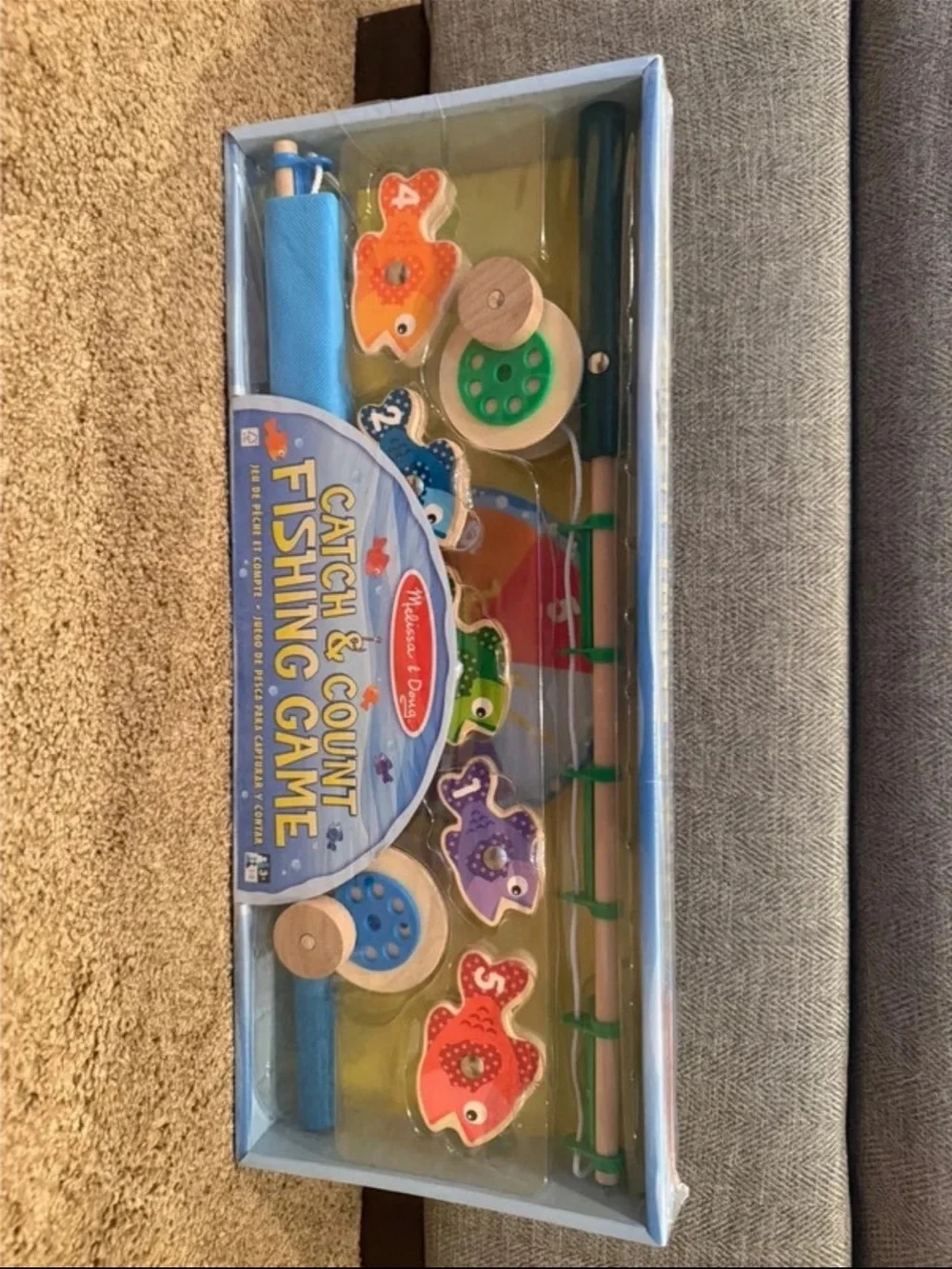 Melissa & Doug Catch & Count Fishing Game - Multi-Color
